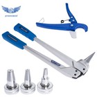 Pex Expansion Tool Kit W 1 2  3 4  1  Expansion Heads Tube Cutting Plier In Case