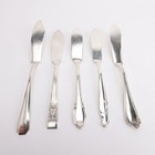 Mixed Vintage Polished Silverplate Lot Of 100 Master Butter Spreaders Servers