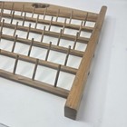 Vintage Heart Wood Shelf 50 Thread Spool Display Rack Holder Grandma Core