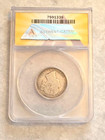 1865 Canada Newfoundland 20 Cents  925 Silver Coin Anacs G6  1st Year  Good