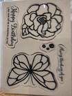 Stampin Up Beautiful Day Unmounted Rubber Stamp Set