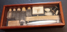 Antique American Nonotuck Silk Co  Corticelli  Silk Culture Cabinet -