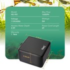 Hygger Quiet Aquarium Air Pump Adjustable Oxygen Pump 2 Outlet Up To 600 Gallon