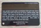 El Cortez Casino Las Vegas Emerald Slot Card