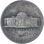 1943 D Jefferson 35  Silver War Nickel Very Good Vg