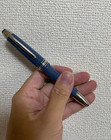 Montblanc 163 Classique Glacier Collection Rollerball Pen    blue Body silver Trim