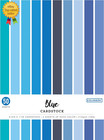 8 5in Smooth Cardstock Blues  Multi-colored