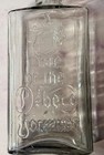 Antique Embossed Debeco Formula Medicine Aqua 5 5    Apothecary Glass Bottle Rare