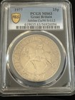 Great Britain   1977  25 New Pence Silver Jubilee Crown - Pcgs Cu ni S-ll2
