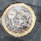 Vintage Coaster Set Of 5 Hallmark Adventure Road Metal Cork  Storage Tin Sealed