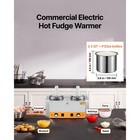2 4x2 L Electric Cheese Dispenser With Pump Commercial Hot Fudge Warmer 86   -230   
