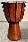 Beautiful Vintage Wooden 12   Bahamas Djembe Bongo Hand Drum