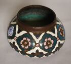 Sale Antique Persian Islamic Copper   Enamel Vase Circa 1830s