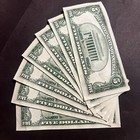     1934 Five Dollar Blue Seal  5 Unc Cu    From Pack Consecutive Uncirculated Note   