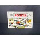 Vintage Mid Century Modern  mcm  Tin Recipe Box  From The 60 s