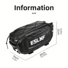 20l Bike Seat Pack Waterproof And Durable Pu Material Trunk Pannier Rack Bag