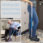 35 5 Inch Long Handled Shoe Horn  Dressing Stick  Sock Remover Aid Helper - Vers