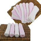 Burp Cloths Large  Muslin Burp Cloths For Baby Girls And Boys  Pack Of 10 Ext   