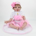 22 baby Dolls Silicone Vinyl Real Lifelike Realistic Girl Toddler Doll Xmas Gift