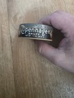 Vintage Copenhagen Satisfies Snuff Tobacco Empty Tin Cardboard Can Nov 09 1987