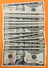 Usa Banknotes 1 Note X  10 Dollar Bills 2021  e5 - Richmond  Unc   pl3087