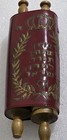 Old 50 s  Sefer Torah Bibel Scroll Jewish Hebrew Judaica Israel No Box 6 h X 2 w