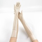 Stretchy Long Opera Gloves Party Satin Gloves Adult Size Elbow Length Wedding Us