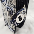 Vera Bradley Rfid Turnlock Wallet In The Floral On Black Pattern