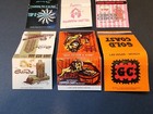 Vtg Las Vegas Hotel   Casino Matchbook Covers Lot Of 6 Dunes Circus Circus Sands