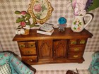 Dollhouse Furniture Lot 1 12 Living Room Set  Vintage Nos Concord Buffet