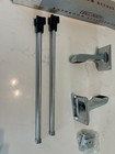 Vintage Nos Hall-mack Chrome Towel Bar Posts 691 Extends-bar Rare L  k 