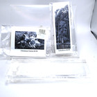 Nature Rubber Stamps 2 Unmounted Christmas Greens lakeshore clear Block