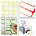 300 Pcs    waterproof Cable Tags   10 Colors Wire Labels For Management      