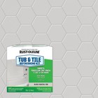Rust Oleum Tub And Tile Refinishing Kit 32 Oz Coastal Fog Epoxy Acrylic Paint