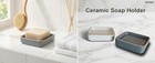 Square Soap Case Ceric Soap Tray Fit Dr  Squatch Natural Bar Durable