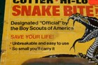 Vntage Boy Scout Snake Bite Kit On Card