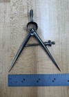 Vintage L  S  Starrett 3 1 2  Round Leg Spring Divider Usa