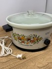 Vtg 1970s Spice Of Life L automatique 5 Qt Sim-r-pot Corningware Pyrex Slow Cook