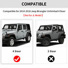 3d Floor Mats Liners Carpets For 2014-2018 Jeep Wrangler Jk Unlimited Jku 4-door