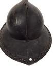 17th-century English Civil War Pikeman s Helmet With Original Black Paint