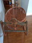 Antique Infant Cradle  Circa 1900  Original Had 1 Axle W 2 Wheels  Gorgeous 