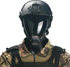 Guayma Airsoft Paintball Mask Tactical Full Face Cyberpunk With Bk 