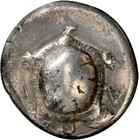 Islands Off Attica  Aegina Tortoise Ngc F 5 5 4 5- 350-338 Bc  Xtrem High Relief