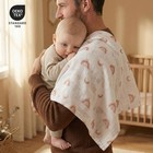 Gllquen Baby Muslin Swaddle Blankets 6 Pack Cotton Sun Pattern