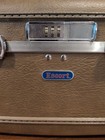 Vintage American Tourister Escort Train Case Luggage Makeup Brown 13  Locking