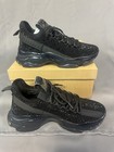 New Steve Madden Maxima Rhinestone Embellished Chunky Sneakers In Black