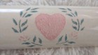 Vintage 90 s Ceramic 19  Heart   Vine Wooden Handled Rolling Pin Cottagecore 