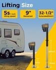 Electric Trailer Jack To 5000lbs Black Power Tongue Jack For Travel Trailer Rv