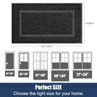 Extra Large Front Door Mat Outside Entrance Indoor Doormat  60  X 34  Outdoor
