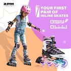 2pm Sports Cytia Inline Roller Skates  Girls Large-youth  3-6   Purple  New S1